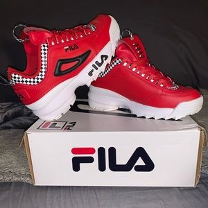 Fila Red Disruptor II Premium RT Cheker